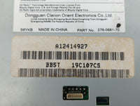2011 Ford Explorer Radio AM FM Cd Player Receiver Replacement P/N:A12414927 BB5T 19C107CS Fits OEM Used Auto Parts - Oemused