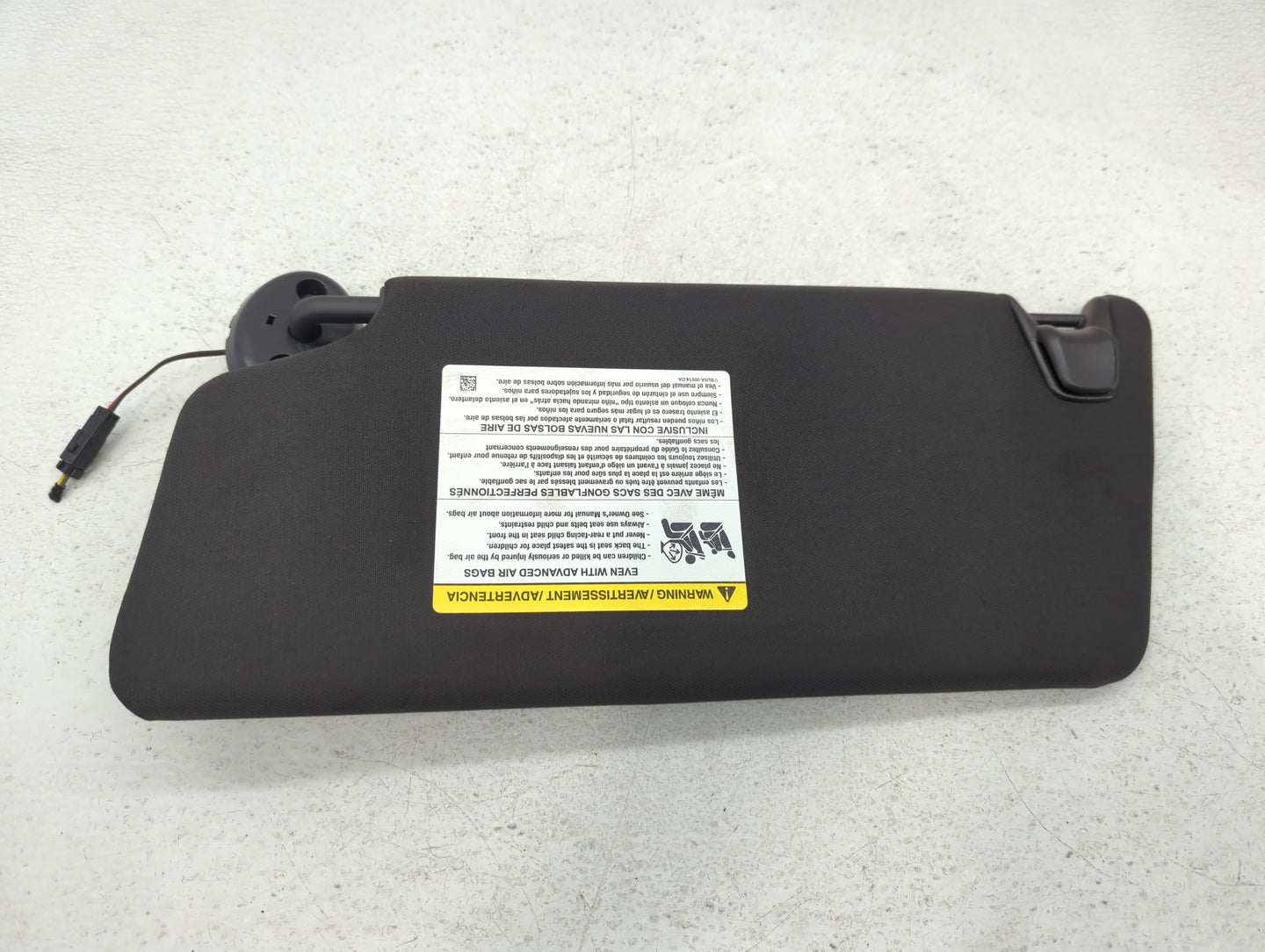 2011-2015 Ford Explorer Sun Visor Shade Replacement Passenger Right Mirror Fits Fits 2011 2012 2013 2014 2015 OEM Used Auto 