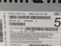 2011-2011 Ford Explorer Am Fm Cd Player Radio Receiver 596837 - Oemusedautoparts1.com
