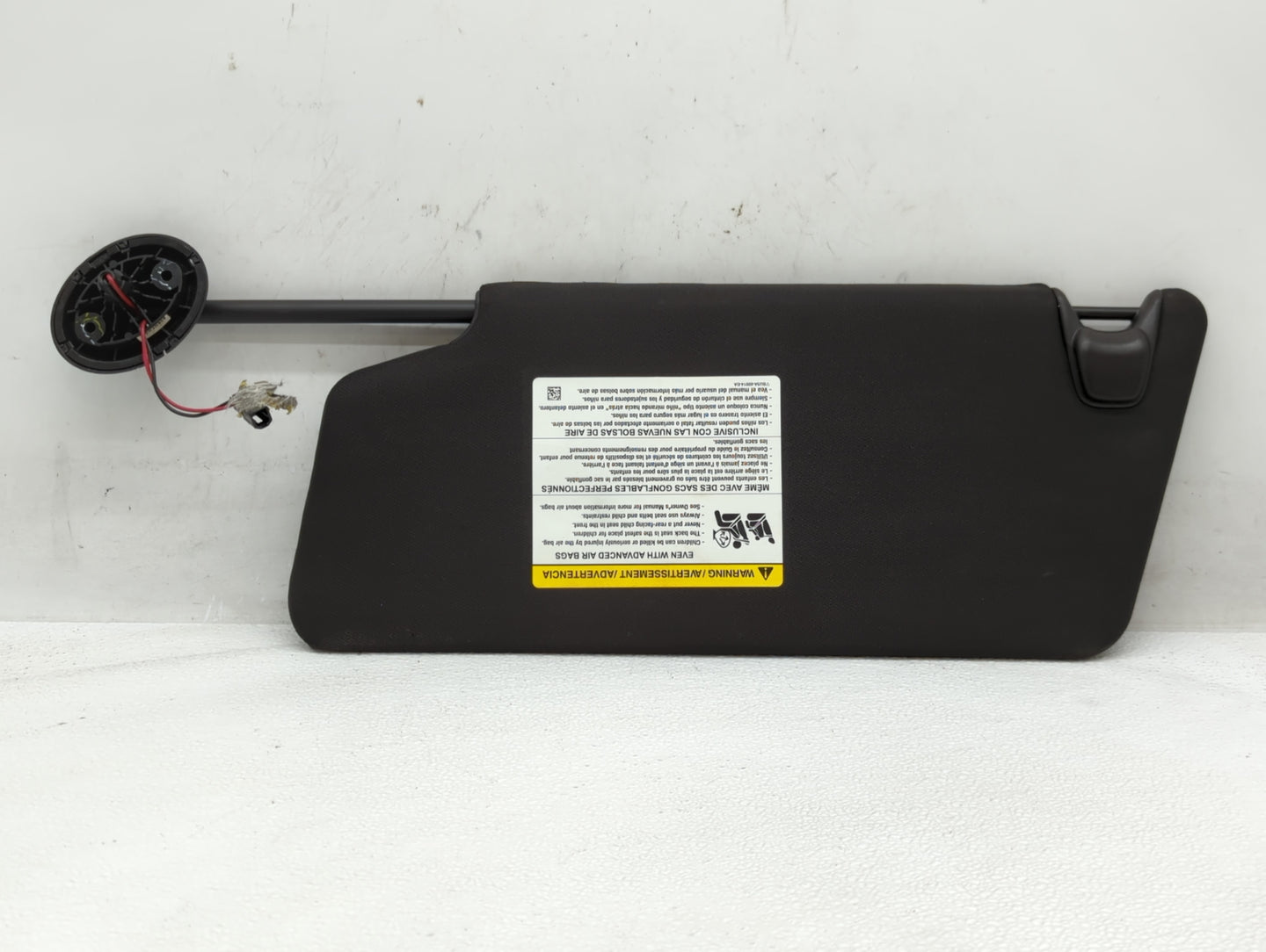 2011-2015 Ford Explorer Sun Visor Shade Replacement Passenger Right Mirror Fits Fits 2011 2012 2013 2014 2015 OEM Used Auto 