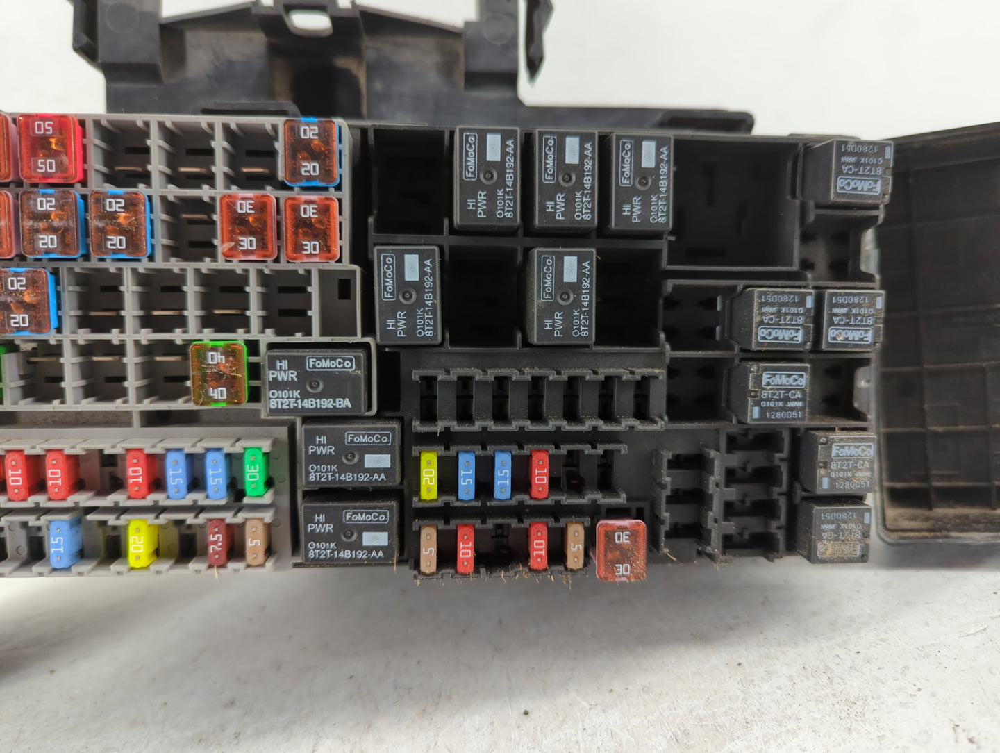 2011-2012 Ford Explorer Fusebox Fuse Box Panel Relay Module P/N:BT4T-14A003-AA Fits Fits 2011 2012 OEM Used Auto Parts - Oem