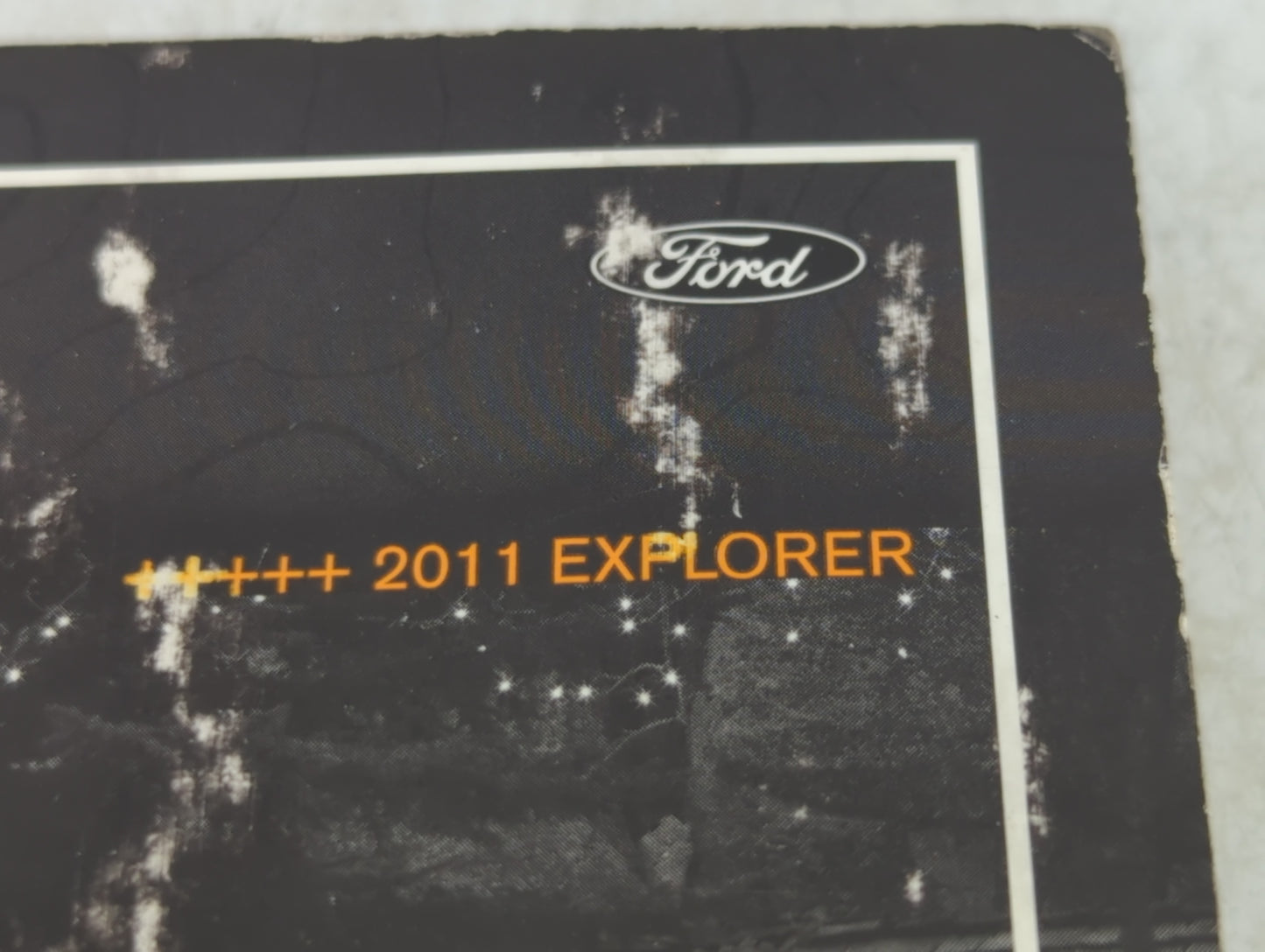 2011 Ford Explorer Owners Manual Book Guide P/N:BL2J-19A321 AB OEM Used Auto Parts - Oemusedautoparts1.com