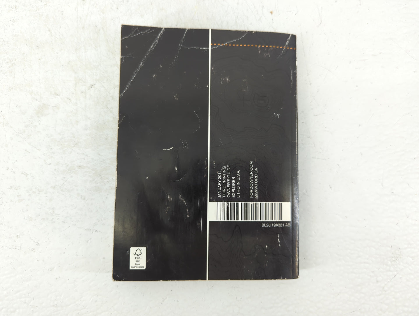 2011 Ford Explorer Owners Manual Book Guide P/N:BL2J-19A321 AB OEM Used Auto Parts - Oemusedautoparts1.com