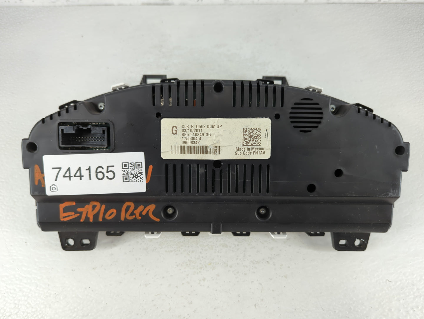 2011 Ford Explorer Instrument Cluster Speedometer Gauges P/N:BB5T-10849-GG Fits OEM Used Auto Parts - Oemusedautoparts1.com