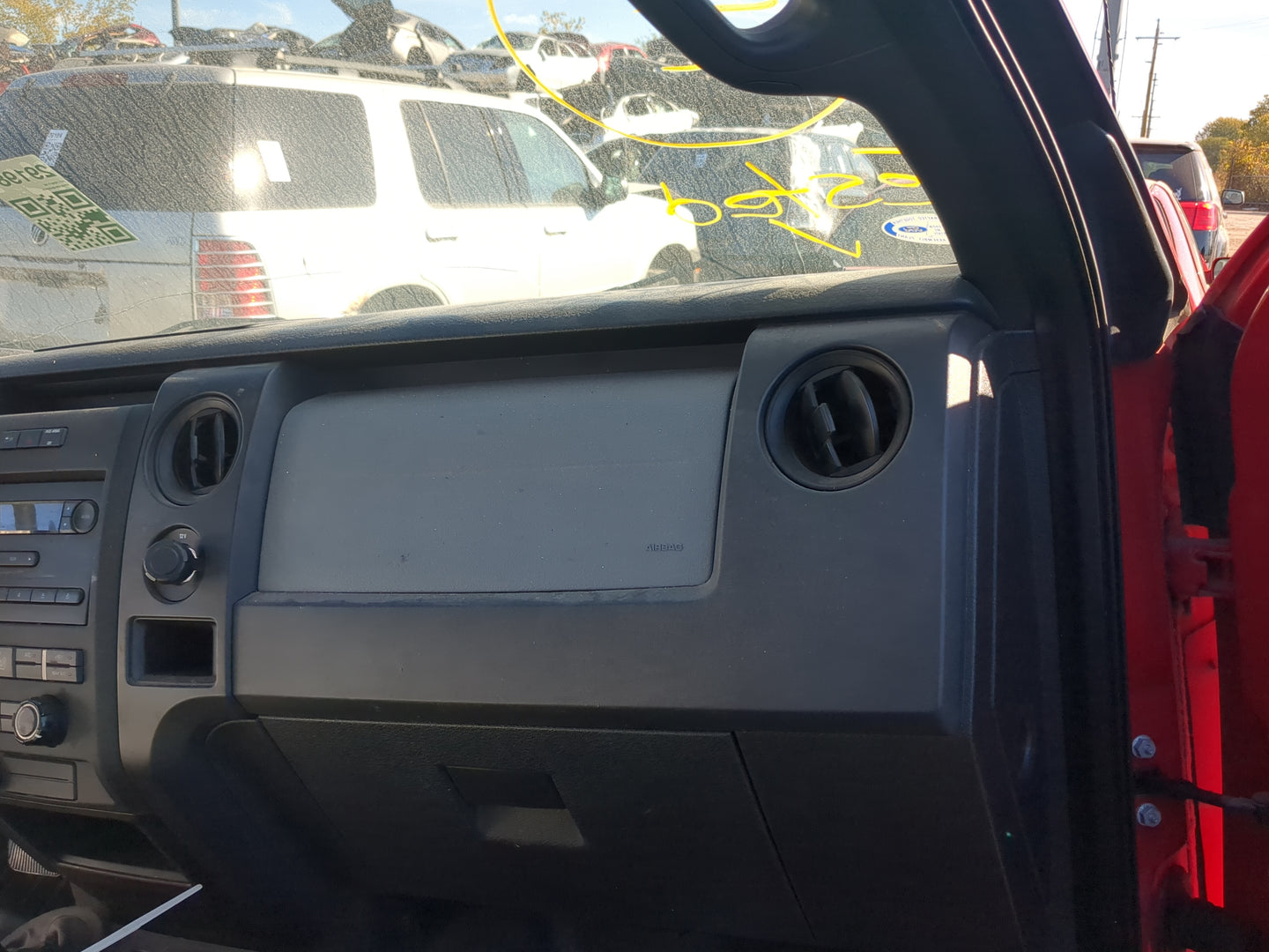 2009-2014 Ford F-150 Air Bag Passenger Right Dashboard OEM Fits Fits 2009 2010 2011 2012 2013 2014 OEM Used Auto Parts - Oem