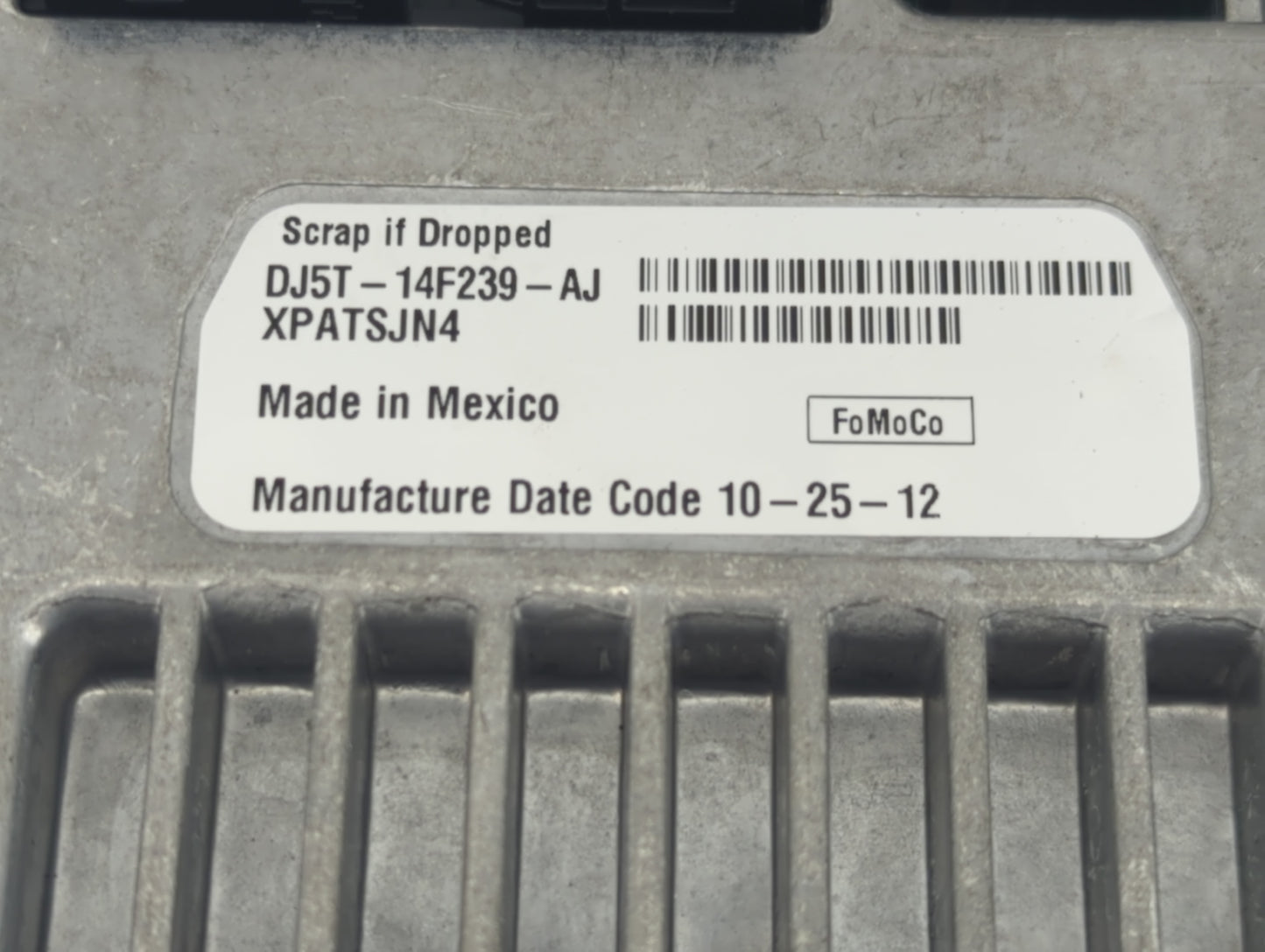 2011 Ford F-150 Radio AM FM Cd Player Receiver Replacement P/N:DJ5T-14F239-AJ Fits OEM Used Auto Parts - Oemusedautoparts1.c