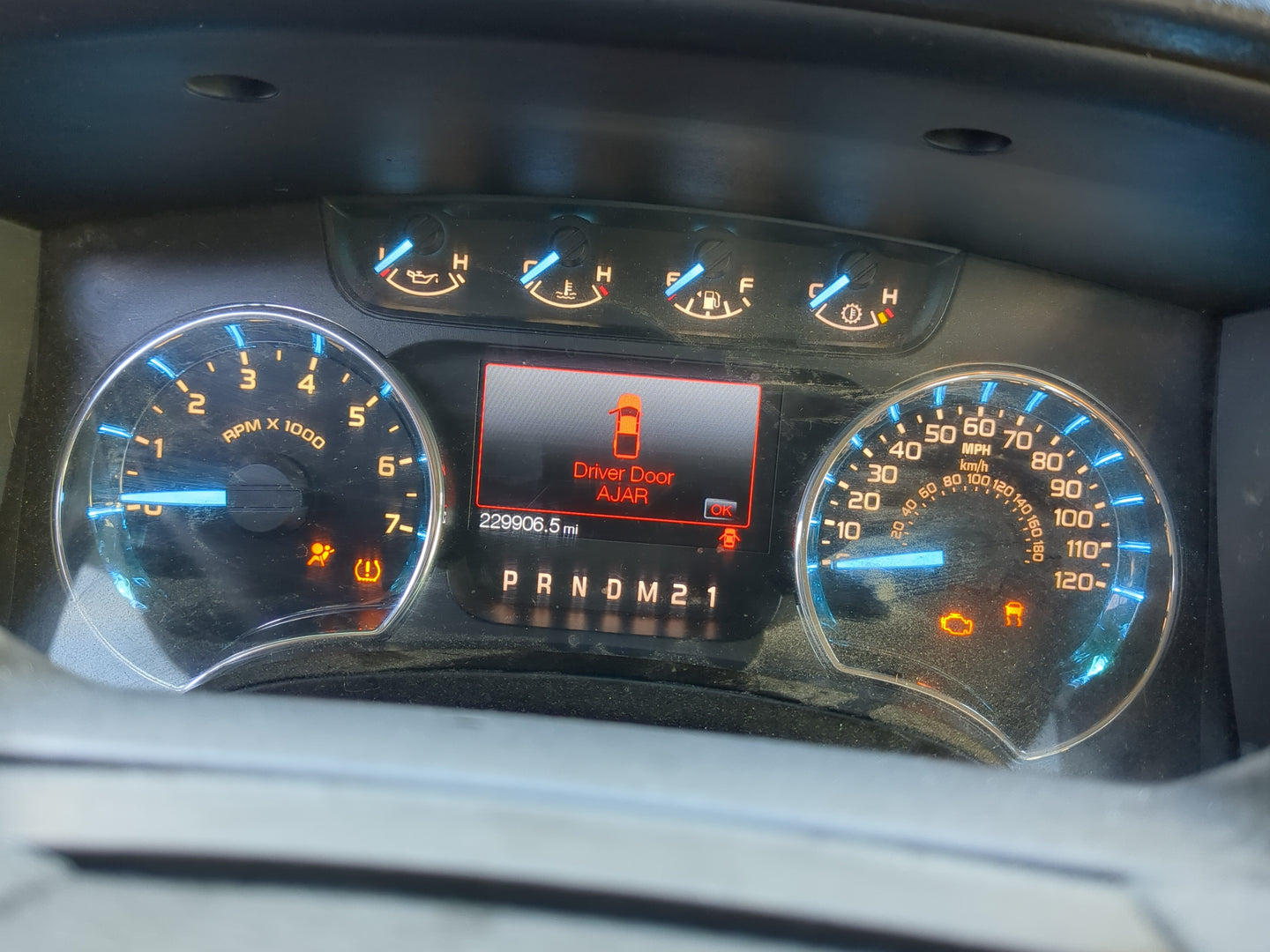 2011 Ford F-150 Instrument Cluster Speedometer Gauges Fits OEM Used Auto Parts - Oemusedautoparts1.com