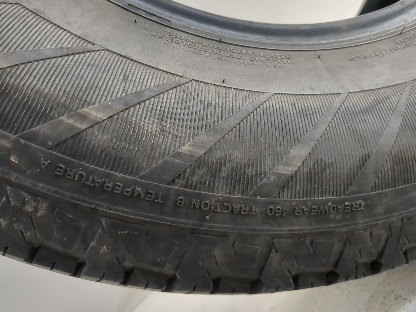 Used Tire P235/75R17 HANKOOK DYNAPRO AT 108S - Tread Depth 6.5/32 - Oemusedautoparts1.com