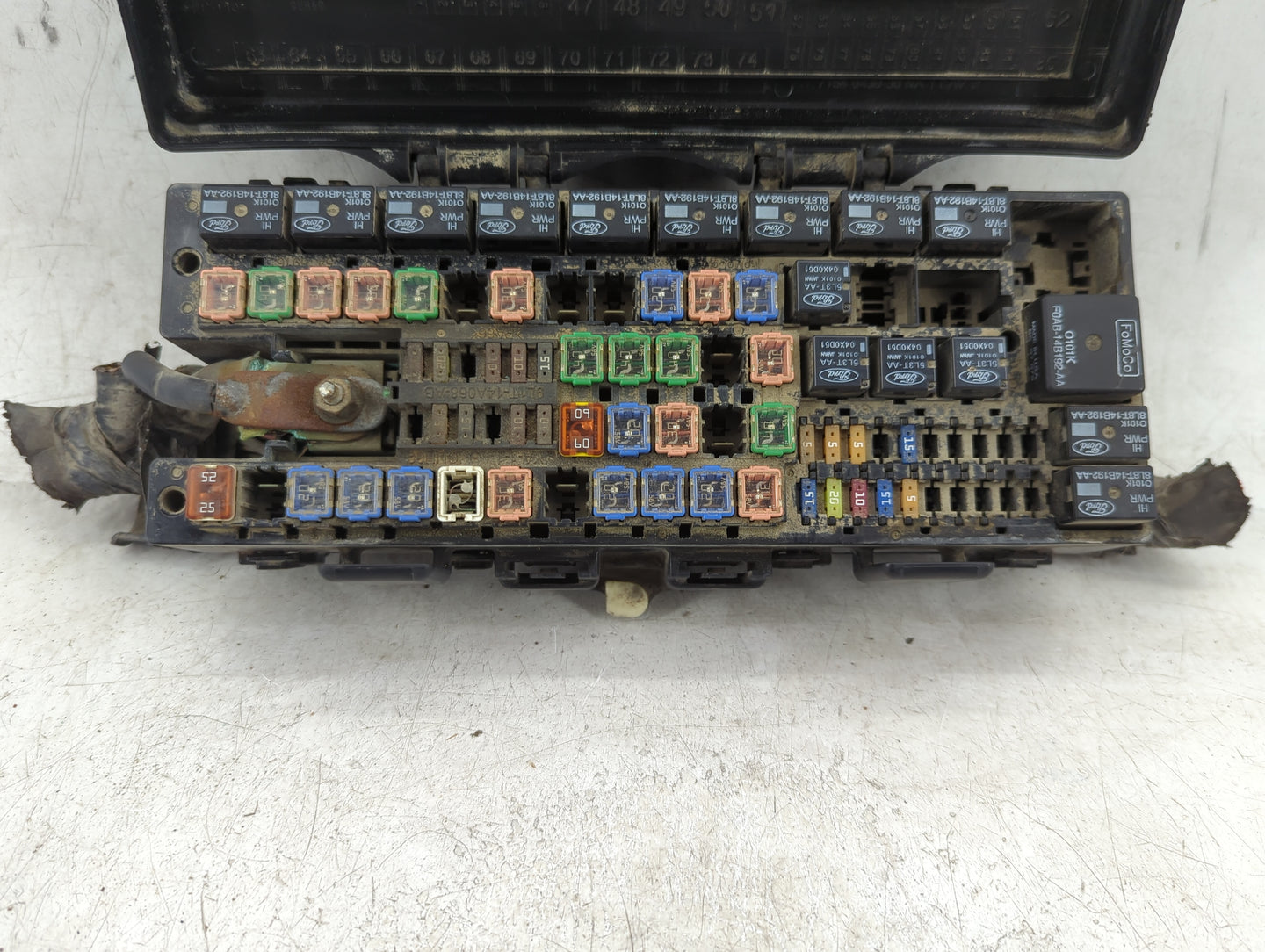 2011-2014 Ford F-150 Fusebox Fuse Box Panel Relay Module P/N:9L1T-14A003-BA Fits Fits 2011 2012 2013 2014 OEM Used Auto Part