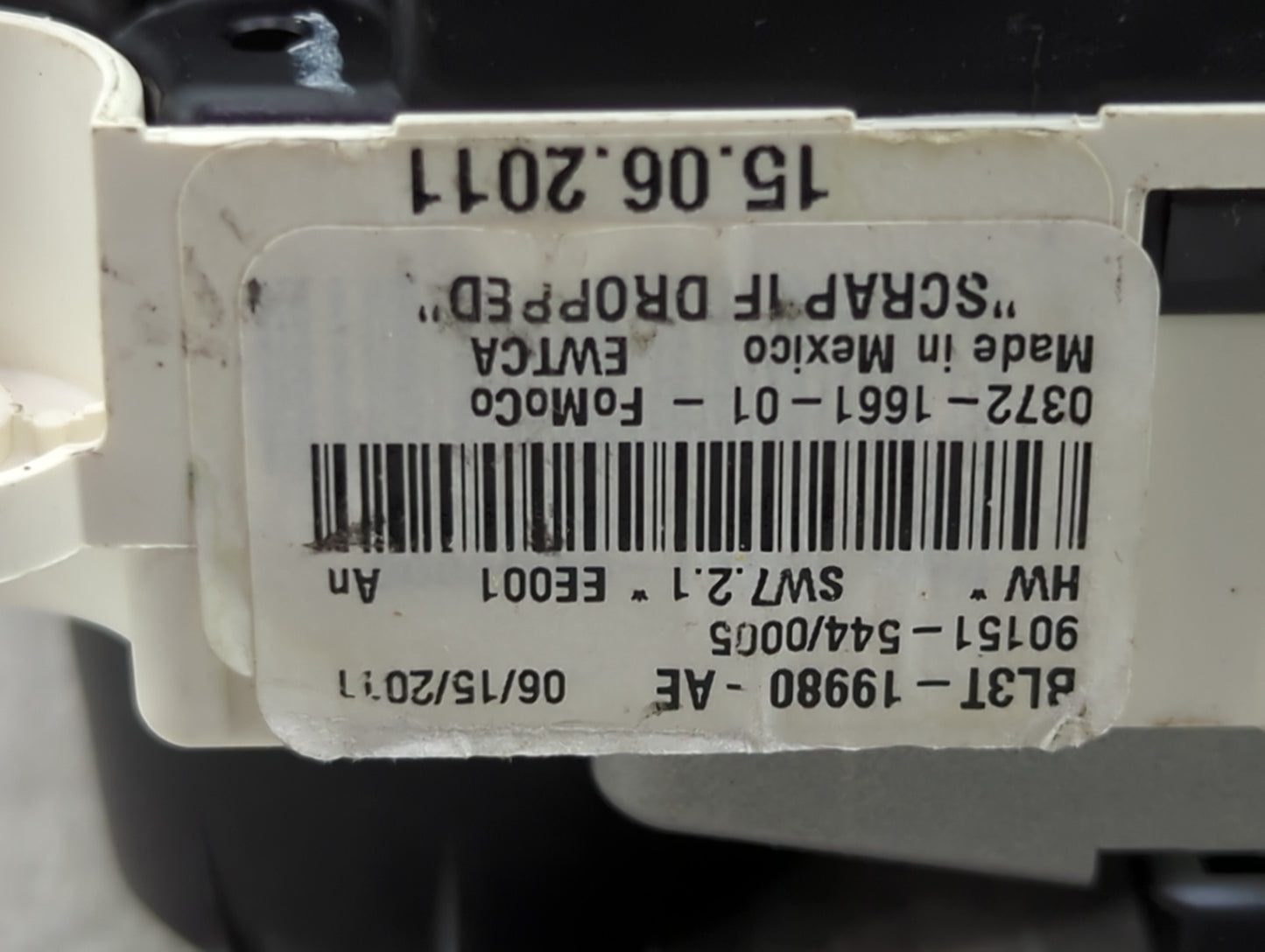 2011-2012 Ford F-150 Climate Control Module Temperature AC/Heater Replacement P/N:BL3T-19980-AE 0372-1661-01 Fits Fits 2011 