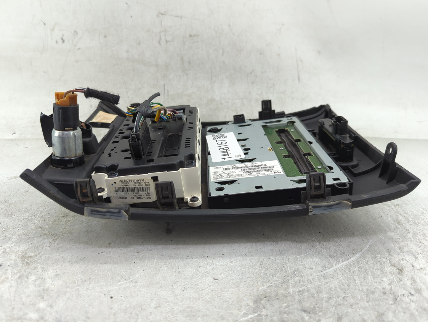 2011 Ford F-150 Radio AM FM Cd Player Receiver Replacement P/N:BL3T-18A802-HD EU-1522A-D, 276-0703-05, BL3T-18K811-BE Fits O