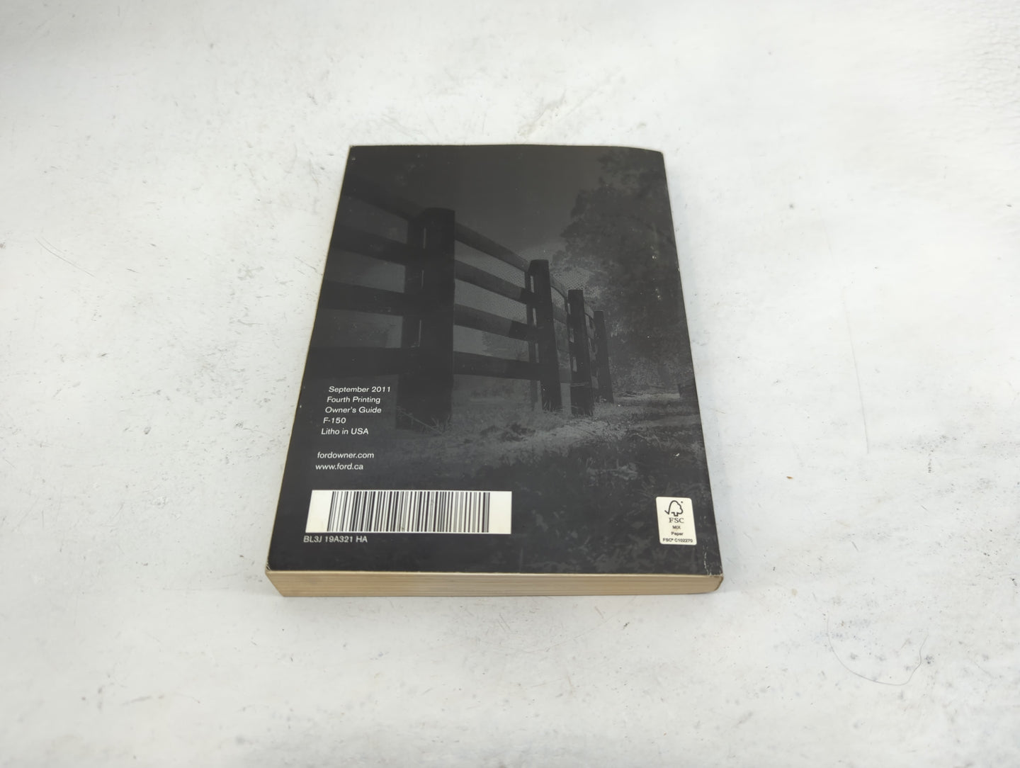 2011 Ford F-150 Owners Manual Book Guide P/N:BL3J19A321HA OEM Used Auto Parts - Oemusedautoparts1.com