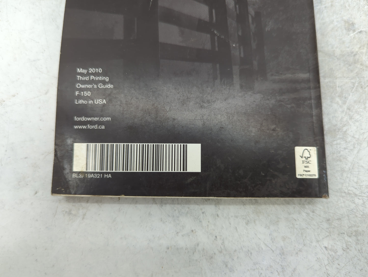 2011 Ford F-150 Owners Manual Book Guide P/N:BL3J 19A321 HA OEM Used Auto Parts - Oemusedautoparts1.com