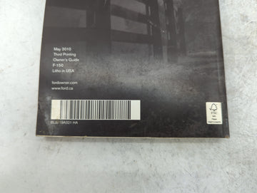 2011 Ford F-150 Owners Manual Book Guide P/N:BL3J 19A321 HA OEM Used Auto Parts