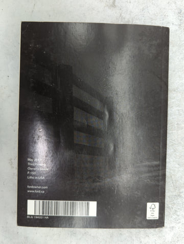 2011 Ford F-150 Owners Manual Book Guide P/N:BL3J 19A321 HA BL2J 19A285 AC, BL3J 19G217 AB OEM Used Auto Parts