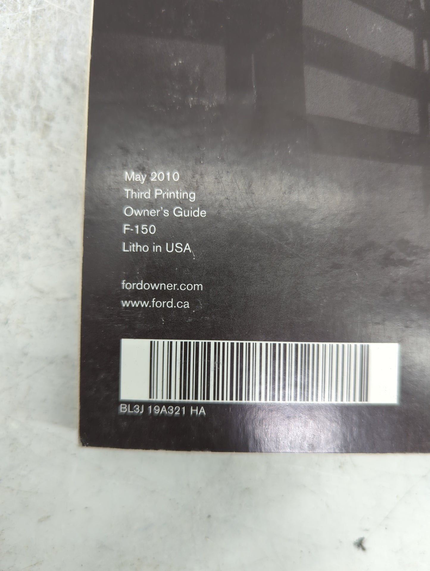 2011 Ford F-150 Owners Manual Book Guide P/N:BL3J 19A321 HA BL2J 19A285 AC, BL3J 19G217 AB OEM Used Auto Parts - Oemusedauto