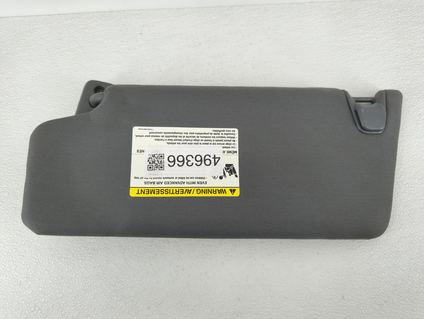 2011-2014 Ford F-150 Sun Visor Shade Replacement Passenger Right Mirror Fits Fits 2011 2012 2013 2014 OEM Used Auto Parts - 
