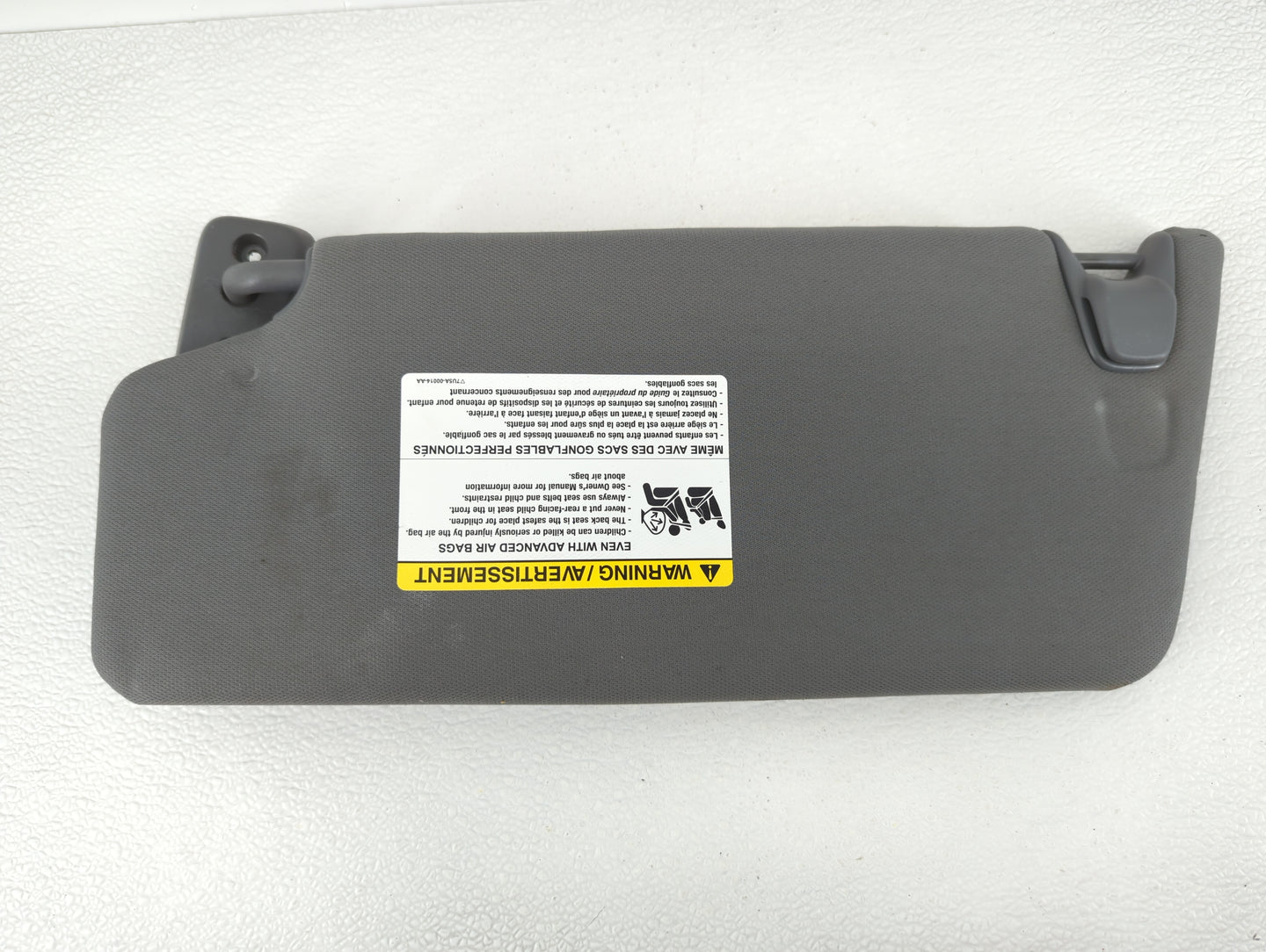 2011-2014 Ford F-150 Sun Visor Shade Replacement Passenger Right Mirror Fits Fits 2011 2012 2013 2014 OEM Used Auto Parts - 
