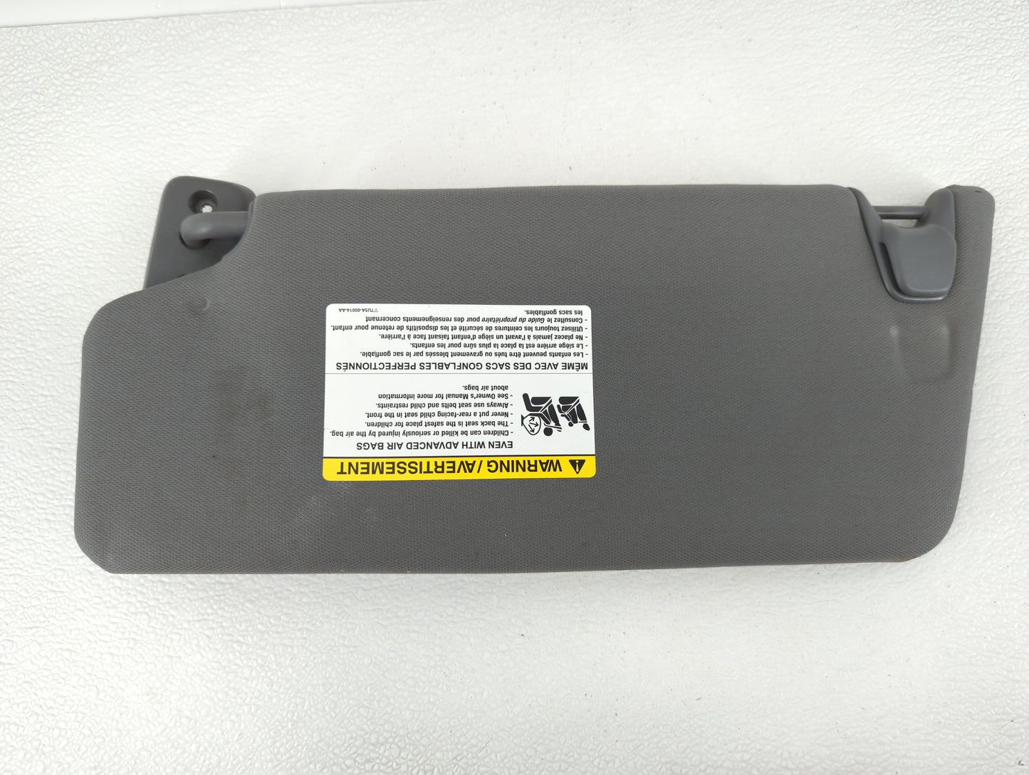 2011-2014 Ford F-150 Sun Visor Shade Replacement Passenger Right Mirror Fits Fits 2011 2012 2013 2014 OEM Used Auto Parts - 