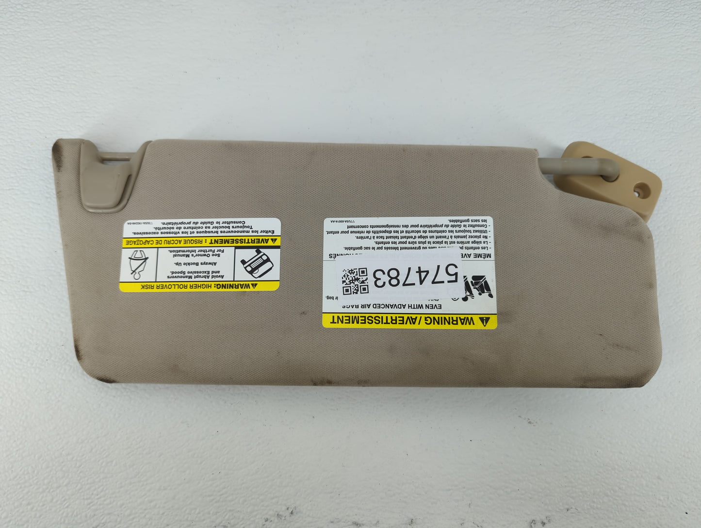 2011-2014 Ford F-150 Sun Visor Shade Replacement Driver Left Mirror Fits Fits 2011 2012 2013 2014 OEM Used Auto Parts - Oemu