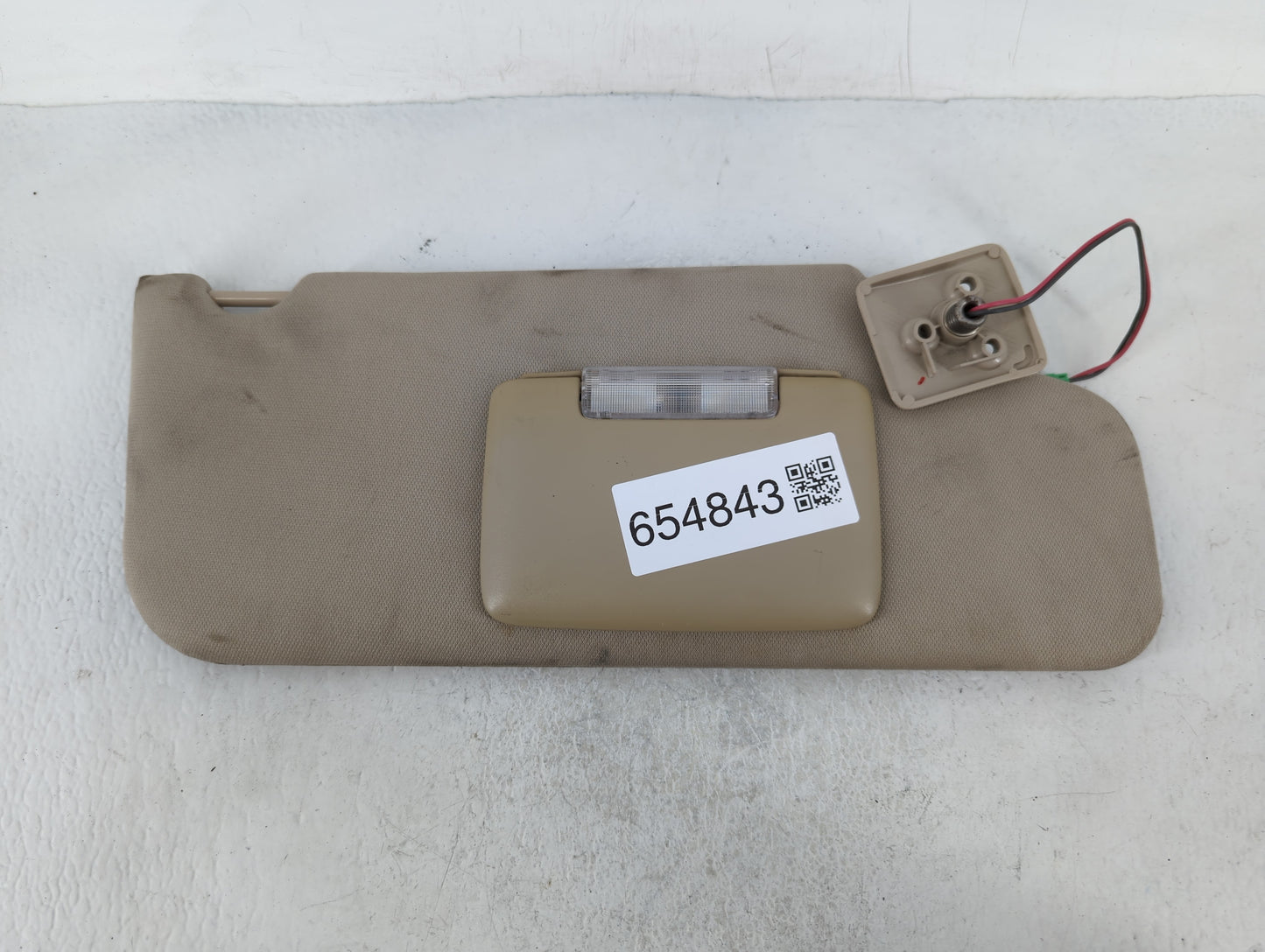 2011-2014 Ford F-150 Sun Visor Shade Replacement Passenger Right Mirror Fits Fits 2011 2012 2013 2014 OEM Used Auto Parts - 