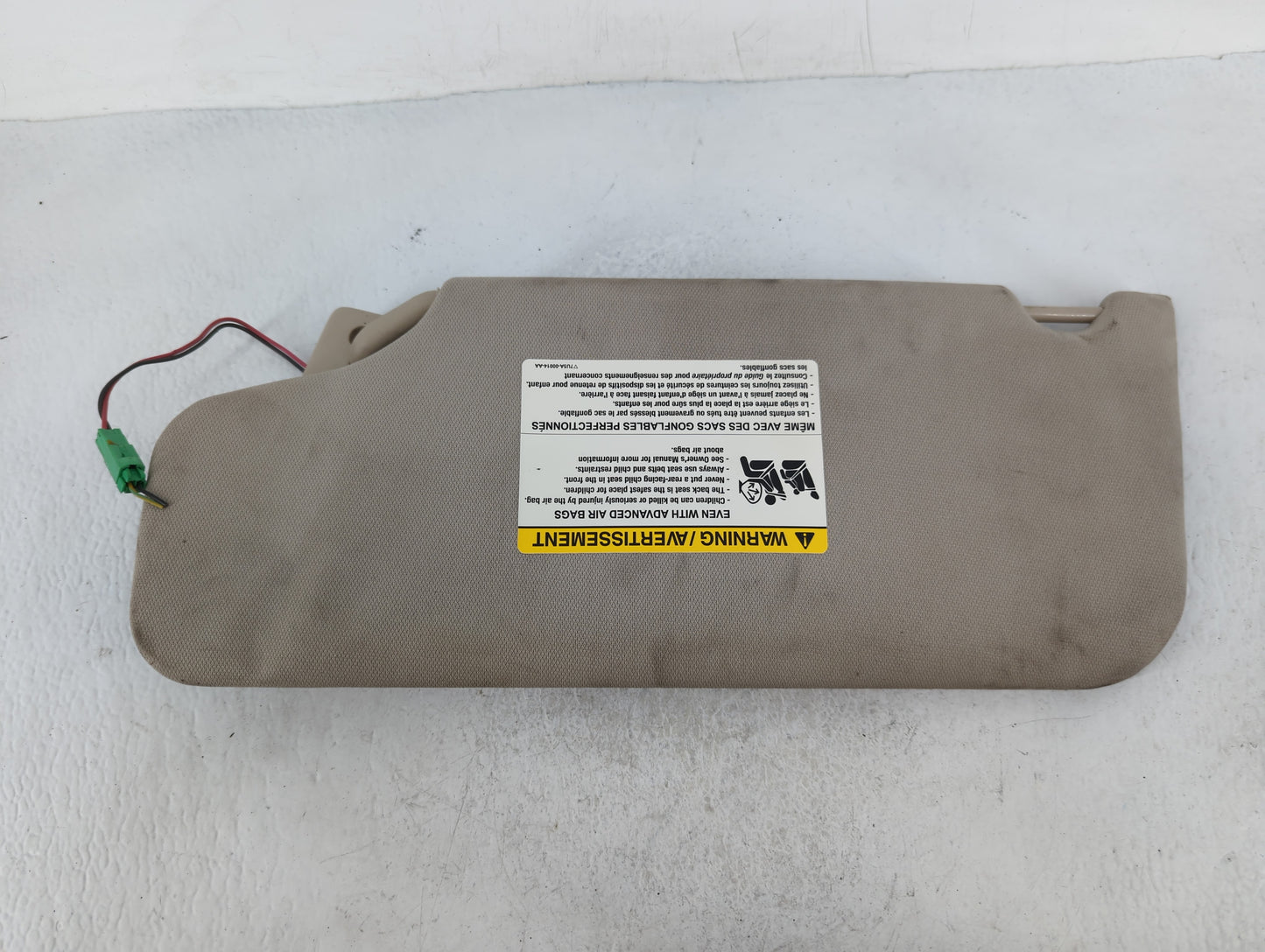 2011-2014 Ford F-150 Sun Visor Shade Replacement Passenger Right Mirror Fits Fits 2011 2012 2013 2014 OEM Used Auto Parts - 