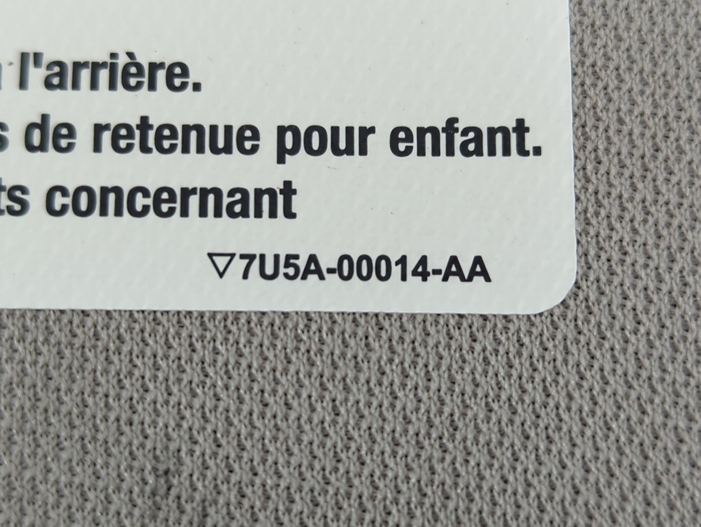 2011-2014 Ford F-150 Sun Visor Shade Replacement Passenger Right Mirror Fits Fits 2011 2012 2013 2014 OEM Used Auto Parts - 