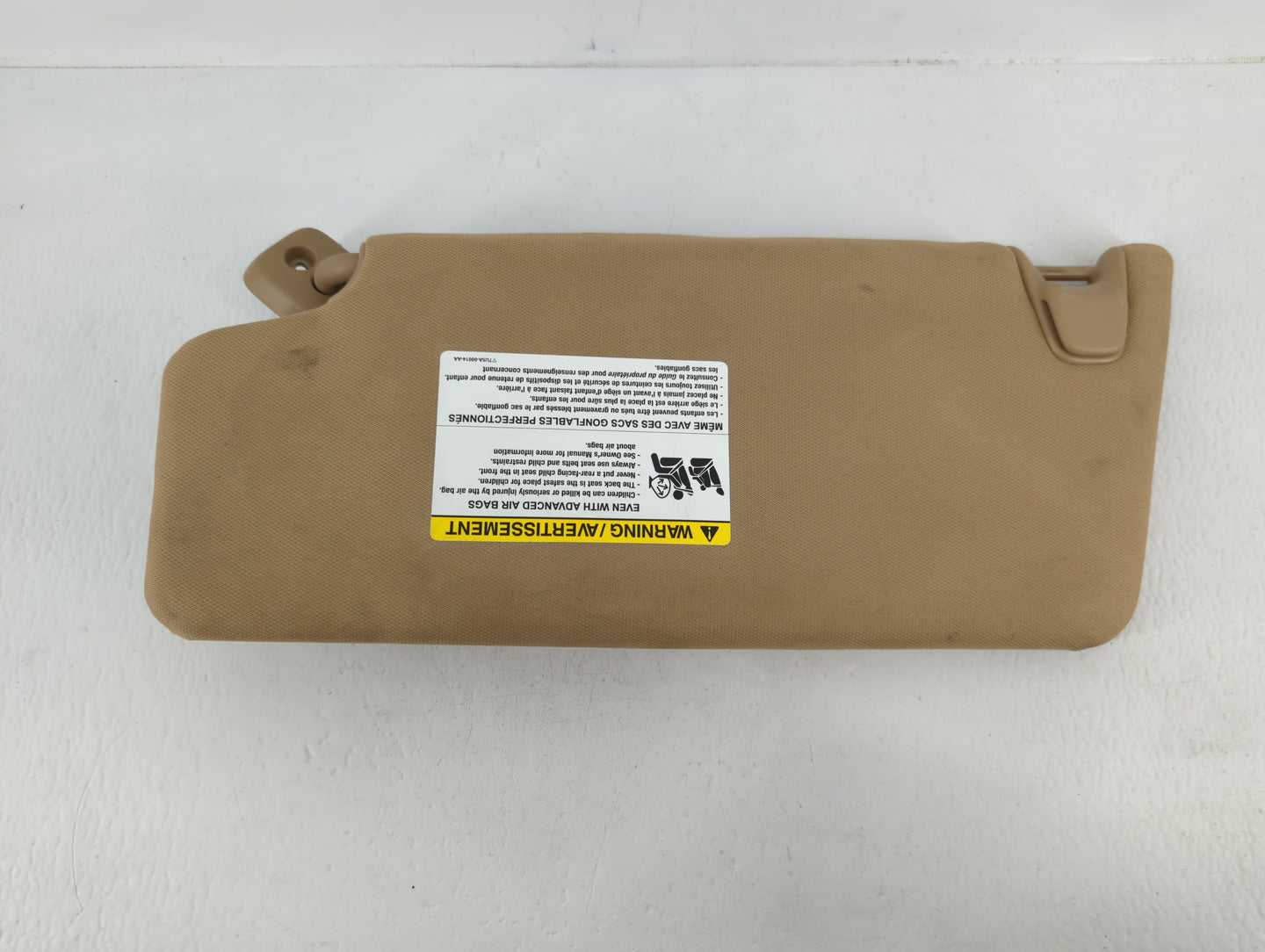 2011-2014 Ford F-150 Sun Visor Shade Replacement Passenger Right Mirror Fits Fits 2011 2012 2013 2014 OEM Used Auto Parts - 