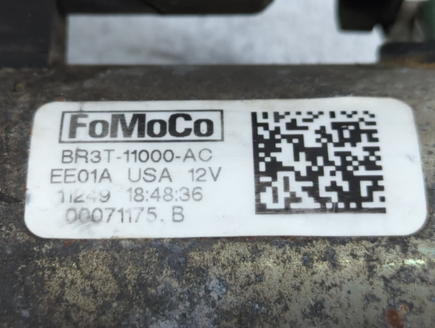 2011-2014 Ford F-150 Car Starter Motor Solenoid OEM P/N:BR3T-11000-AC Fits Fits 2011 2012 2013 2014 2015 OEM Used Auto Parts