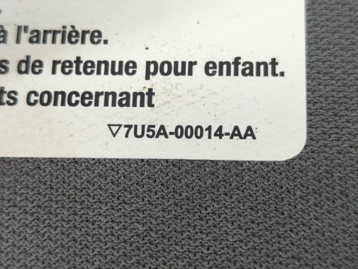 2011-2014 Ford F-150 Sun Visor Shade Replacement Passenger Right Mirror Fits Fits 2011 2012 2013 2014 OEM Used Auto Parts - 