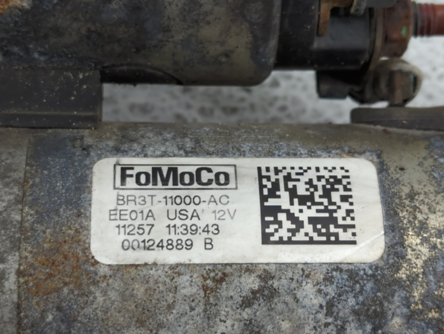 2011-2014 Ford F-150 Car Starter Motor Solenoid OEM P/N:BR3T-11000-AC Fits Fits 2011 2012 2013 2014 2015 OEM Used Auto Parts