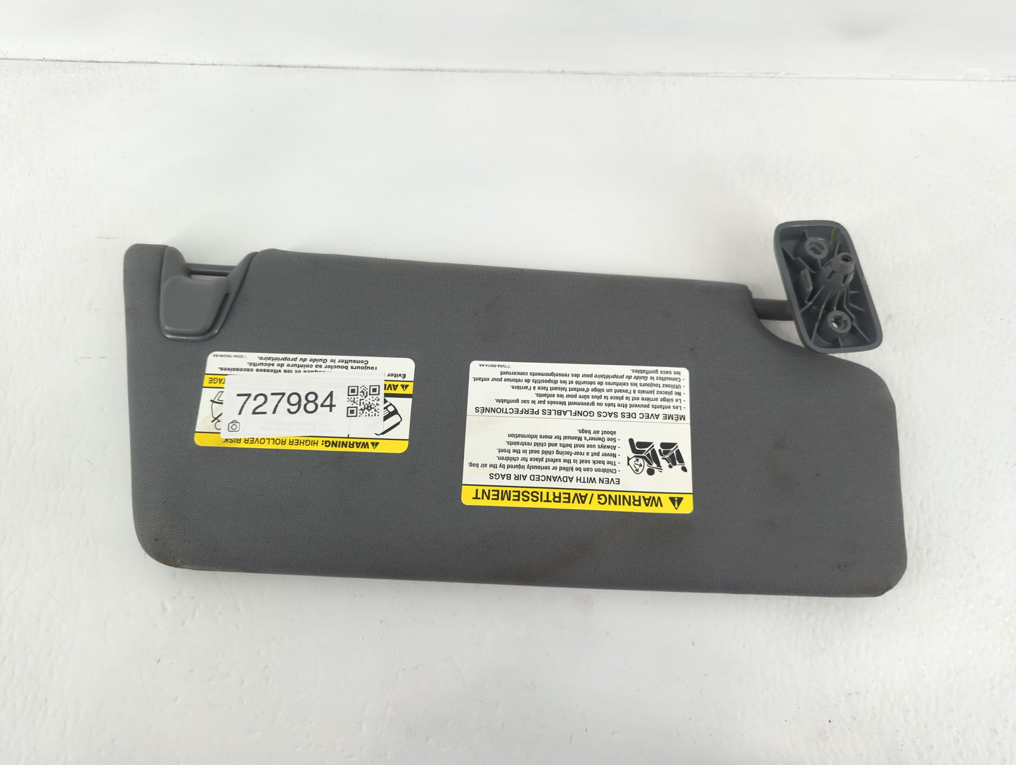 2011-2014 Ford F-150 Sun Visor Shade Replacement Passenger Right Mirror Fits Fits 2011 2012 2013 2014 OEM Used Auto Parts - 