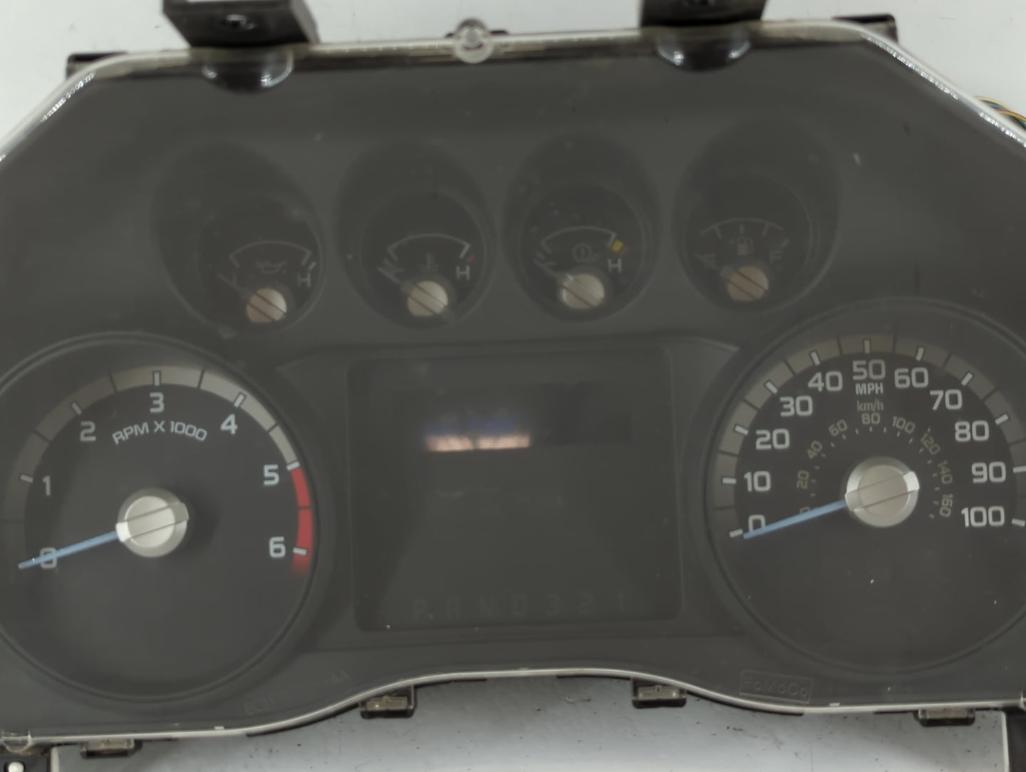 2011 Ford F-350 Super Duty Instrument Cluster Speedometer Gauges P/N:MX157550-0846 BC3T-10849-CM Fits OEM Used Auto Parts - 