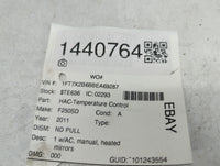 2011 Ford F250sd Climate Control Module Temperature AC/Heater Replacement Fits Fits 2012 2013 2014 2015 2016 OEM Used Auto P