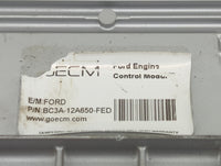 2011 Ford F250 Super Duty PCM Engine Control Computer ECU ECM PCU OEM P/N:BC3A-12A650-FED Fits Fits 2012 OEM Used Auto Parts