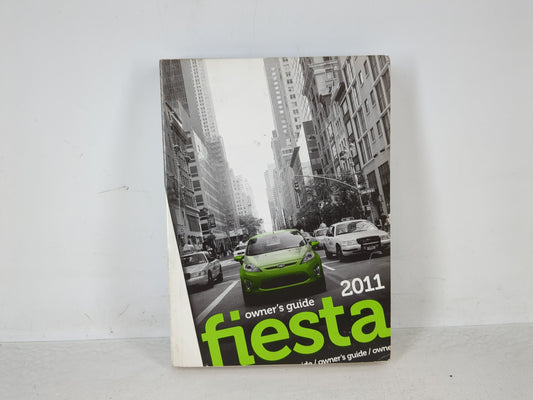 2011 Ford Fiesta Owners Manual Book Guide P/N:BE8J 19A321 AB OEM Used Auto Parts - Oemusedautoparts1.com