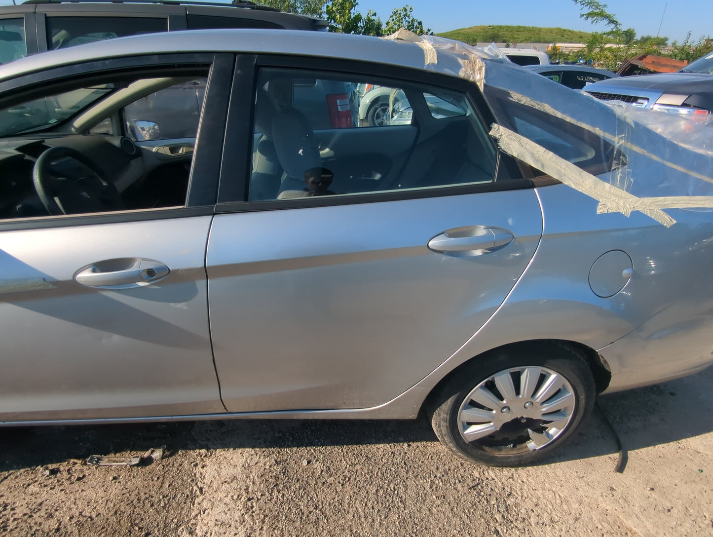 2011-2015 Ford Fiesta Driver Rear Door Oem - Oemusedautoparts1.com