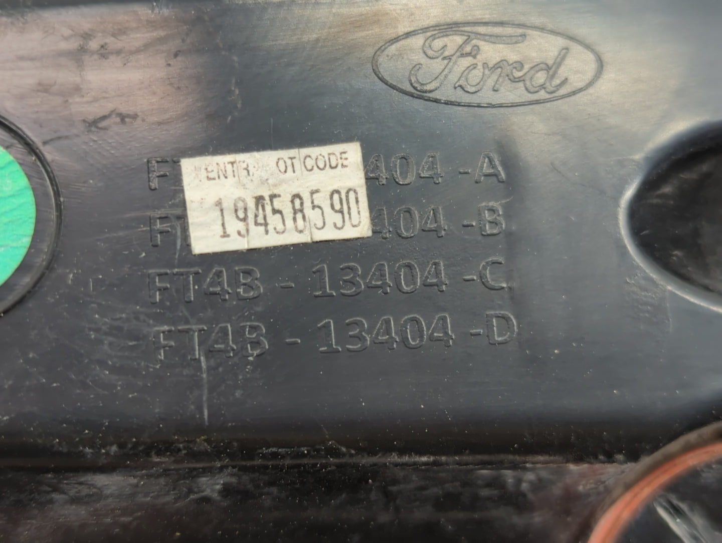 2011-2013 Ford Fiesta Tail Light Assembly Passenger Right OEM P/N:FT4B-13404-D FT4B-13404-C, FT4B-1304-B Fits Fits 2011 2012