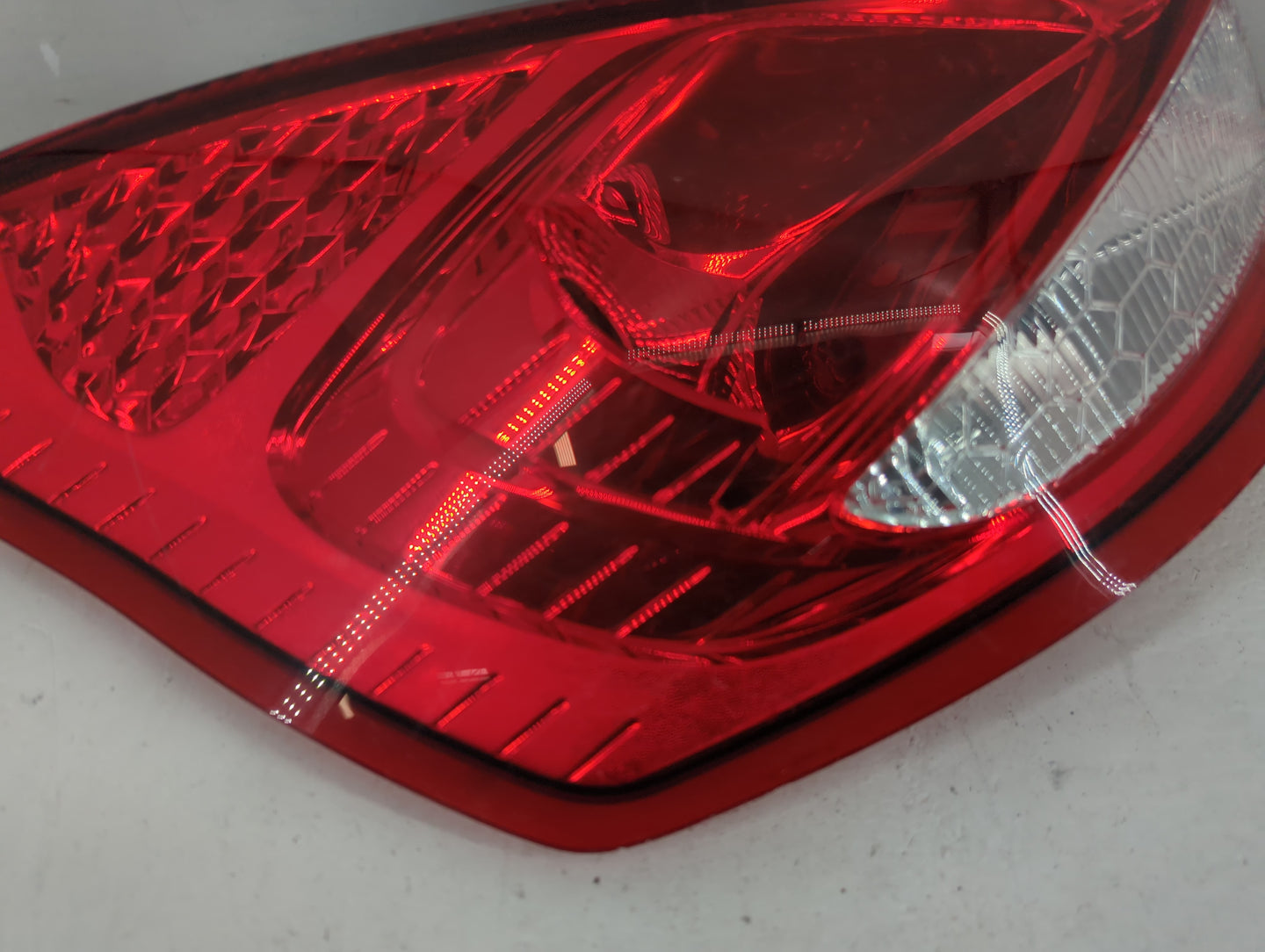 2011-2013 Ford Fiesta Tail Light Assembly Driver Left OEM P/N:AE83-13B505-BG Fits Fits 2011 2012 2013 OEM Used Auto Parts - 