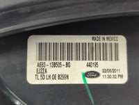 2011-2013 Ford Fiesta Tail Light Assembly Driver Left OEM P/N:AE83-13B505-BG Fits Fits 2011 2012 2013 OEM Used Auto Parts - 