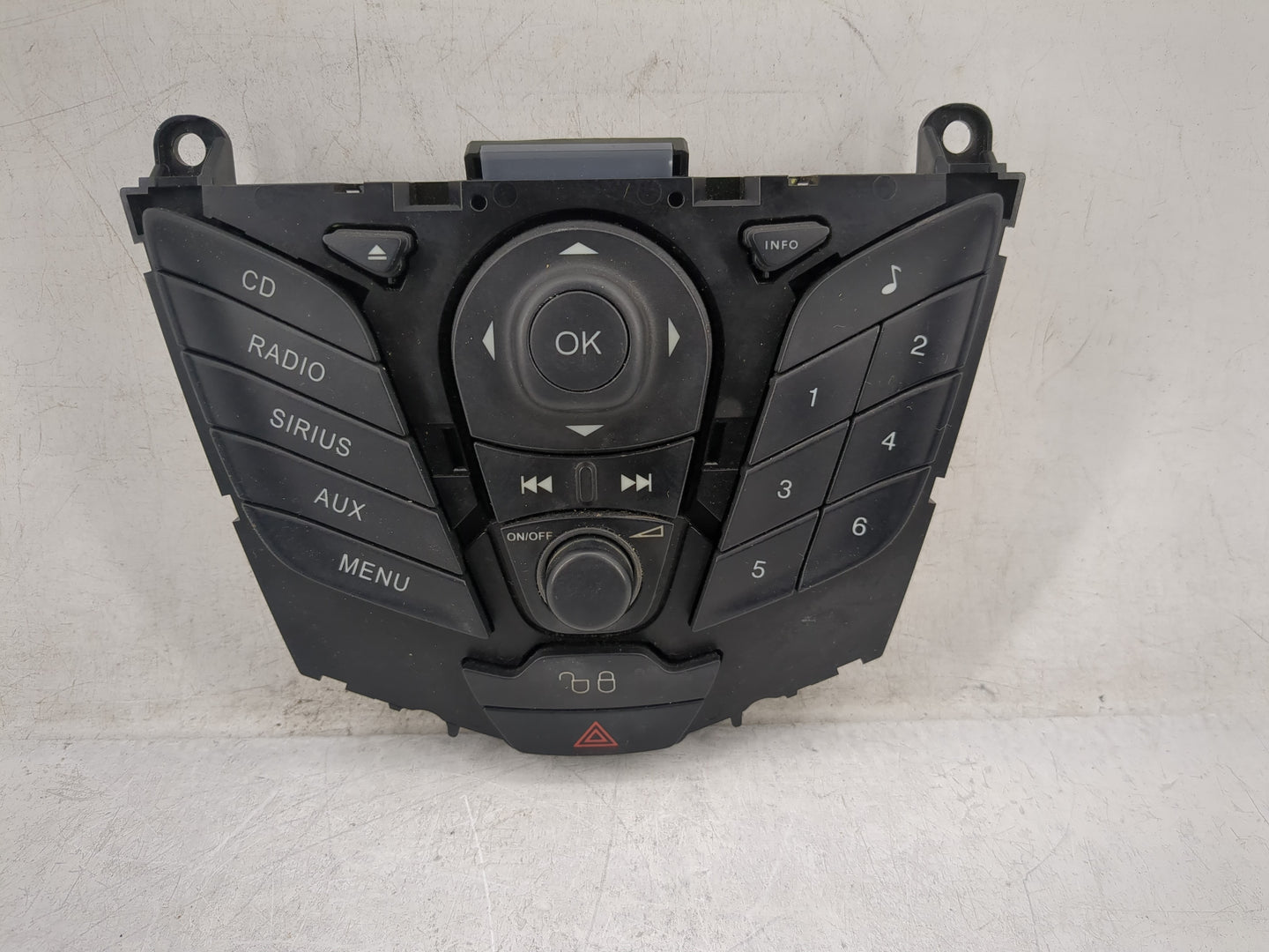 2011-2013 Ford Fiesta Radio AM FM Cd Player Receiver Replacement P/N:AE83-5404302-A Fits Fits 2011 2012 2013 OEM Used Auto P