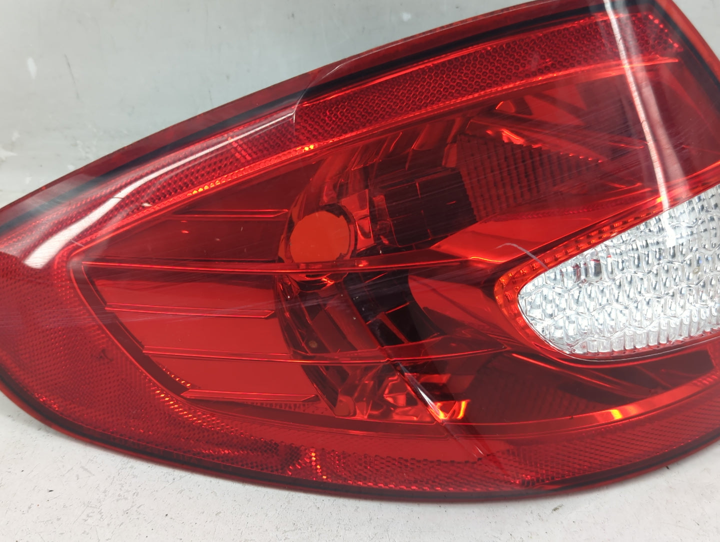 2011-2013 Ford Fiesta Tail Light Assembly Driver Left OEM P/N:AE83-13B505-AC Fits Fits 2011 2012 2013 OEM Used Auto Parts - 