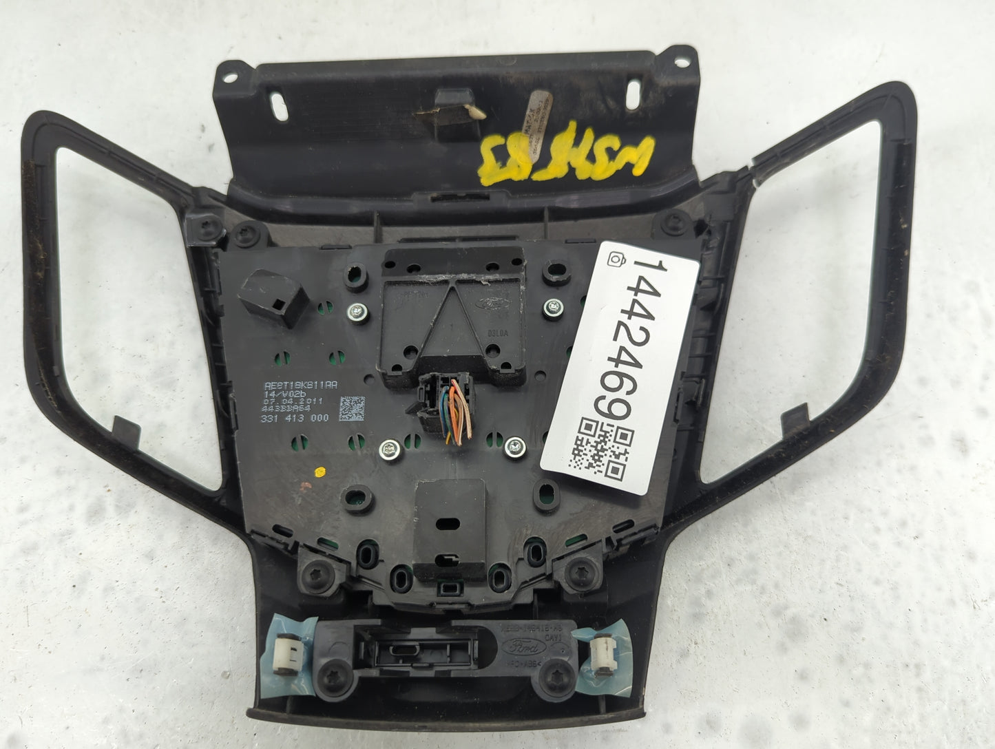 2011-2013 Ford Fiesta Radio AM FM Cd Player Receiver Replacement P/N:AE8T18K811AA Fits Fits 2011 2012 2013 OEM Used Auto Par