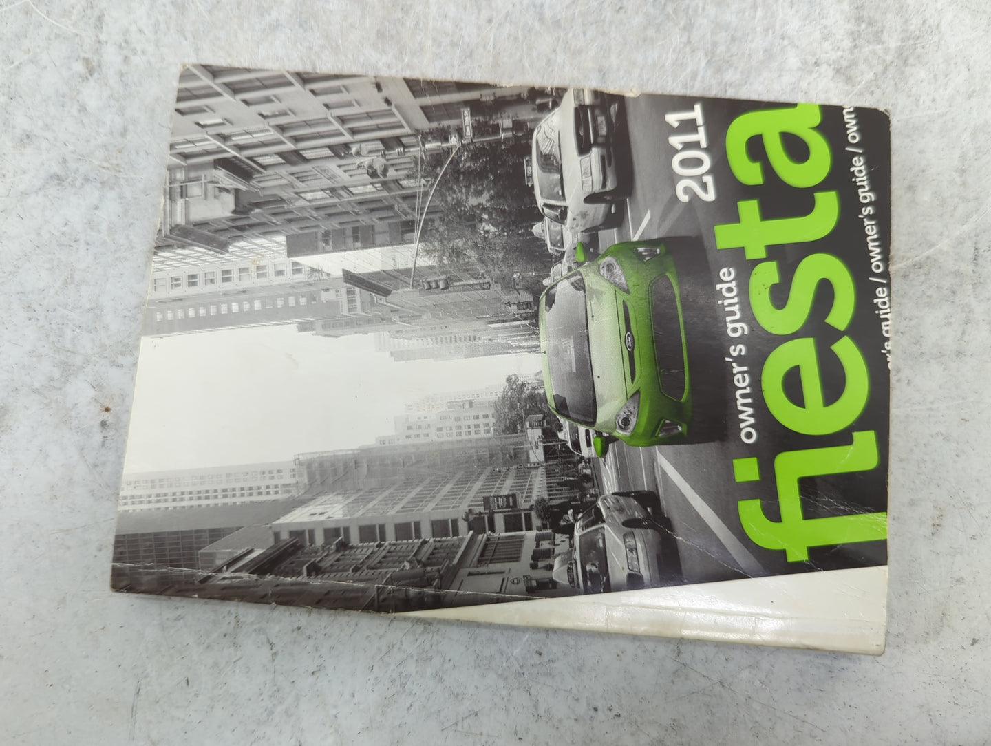 2011 Ford Fiesta Owners Manual Book Guide P/N:BE8J 19A321 AB OEM Used Auto Parts - Oemusedautoparts1.com