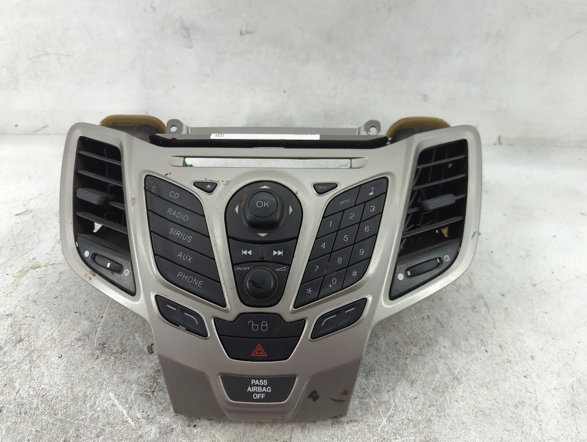 2011-2013 Ford Fiesta Radio Control Panel Silver - Oemusedautoparts1.com