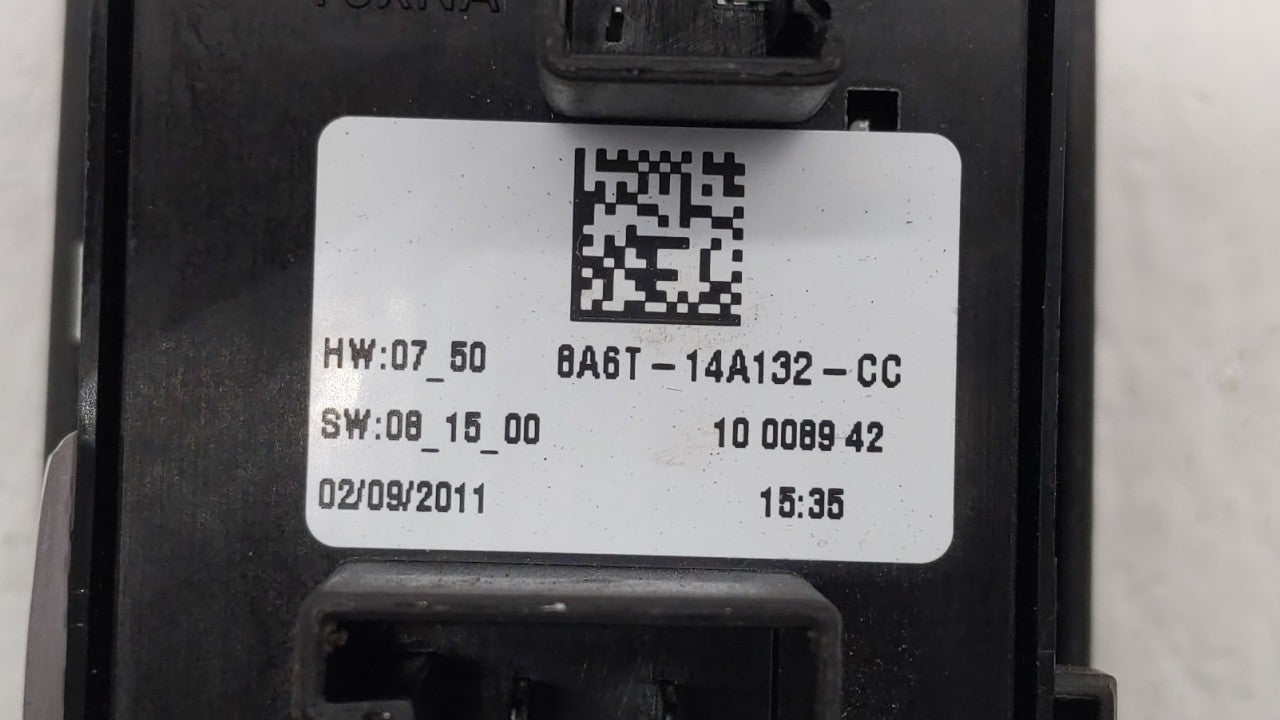 2011-2013 Ford Fiesta Master Power Window Switch Replacement Driver Side Left P/N:8A6T-14A132-CC Fits Fits 2011 2012 2013 OE