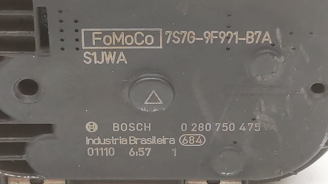 2011-2014 Ford Fiesta Throttle Body P/N:7S7G-9F991-BA 7S7G-9F991-B7A Fits Fits 2011 2012 2013 2014 OEM Used Auto Parts - Oem