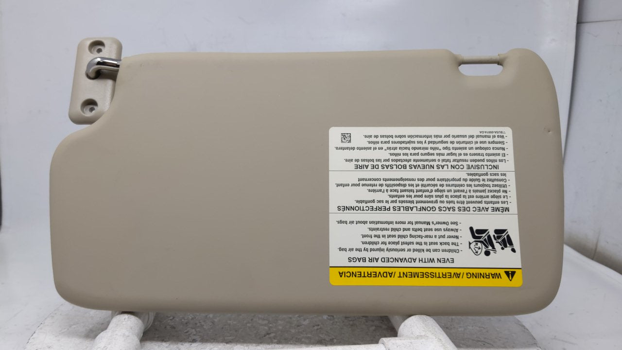 2011 Ford Fiesta Sun Visor Shade Replacement Passenger Right Mirror Fits OEM Used Auto Parts - Oemusedautoparts1.com