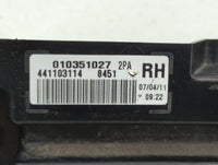 Ford Fiesta Passenger Right Oem Head Light Headlight Lamp - Oemusedautoparts1.com