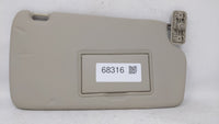 2011 Ford Fiesta Sun Visor Shade Replacement Passenger Right Mirror Fits OEM Used Auto Parts - Oemusedautoparts1.com